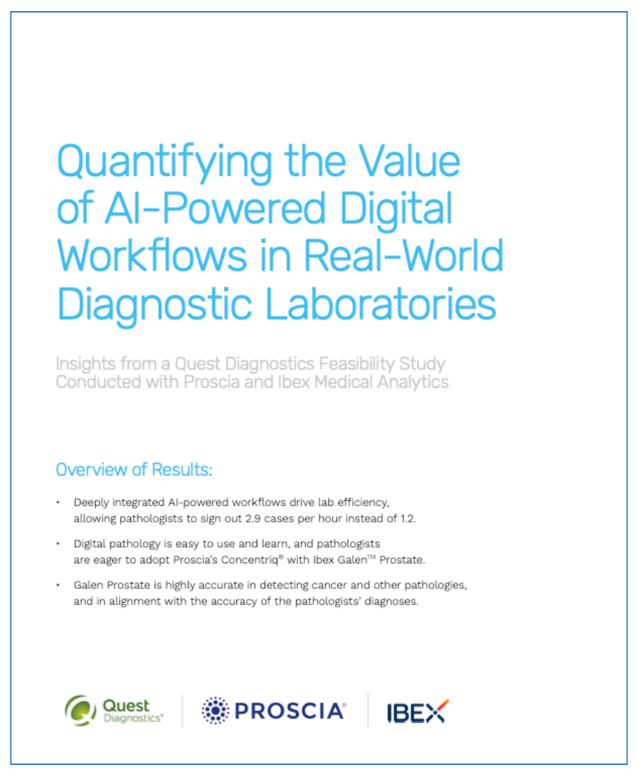 Quest Diagnostics, Proscia, IBEX Study Report
